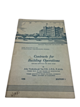 Contracts for Building Operations Vtg Booklet 1950s Correspondence Schoo... - $311.11 MXN