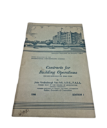Contracts for Building Operations Vtg Booklet 1950s Correspondence Schoo... - $16.69