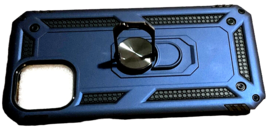 Ring Stand Case For iPhone 12 PRO MAX 6.7" Blue Shockproof TPU 360° Ring image 2
