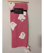 Rachel Zoe Dark Pink Ghost Blanket TikTok Viral Throw Halloween NWT - $753.89 MXN
