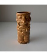 Chiki Tiki Mug Panama City Beach Barware Florida Ceramic 6.5&quot; Brown Souv... - $21.14