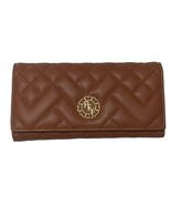 Titosha Perfect for You Quilted Long Wallet Brown Soft Faux Leather Fashion - $21.37 CAD