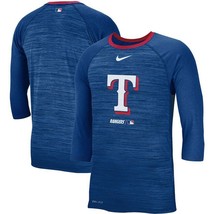 Texas Rangers Mens Nike Velocity 3/4 Sleeve Dri-Fit T-Shirt - XXL - NWT - £21.88 GBP