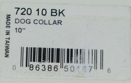 Valhoma 720 10 BK Dog Collar Black Single Layer Nylon 10 inches Package 1 image 5