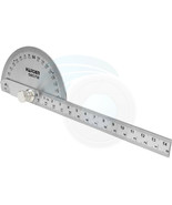 Stainless Steel Bevel Protraction 180 Degree Angle Protractor Ruler - £8.69 GBP