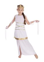Girls Athena , Greek / Roman Era Costume Age 4-5 - $16.73