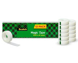 Scotch Magic Tape, Invisible, 12 Tape Rolls - $26.59