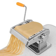 150Mm 6&quot; Fresh Pasta Maker Roller Machine For Spaghetti Noodle Fettuccin... - $45.59