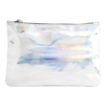 August 2020 Silver Rainbow Holographic Iridescent Ipsy Makeup Glam Bag - £5.59 GBP