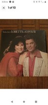 The Very Best Of Loretta Lynn And Conway Twitty Vinyl Record 1980 EX - $9.47