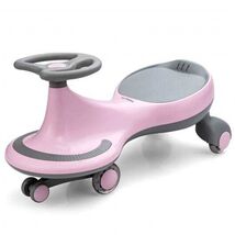 Wiggle Car Ride-on Toy with Flashing Wheels-Pink - Color: Pink - $131.29