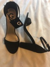 G By Guess Shantel Sandals Black Suede Size 10 M New - £66.35 GBP