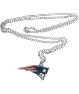 New England Patriots Logo Necklace - Charm on Chain NFL Pro Football Fan... - £11.40 GBP