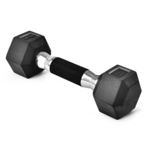 Yes4All Hex Dumbbell Rubber Grip - Premium heavy weight Dumbbell - 5lbs - £13.33 GBP