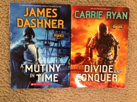 Lot 2 Infinity Ring Books Mutiny in Time Divide and Divide &amp; Conquer Trap Door - £6.07 GBP