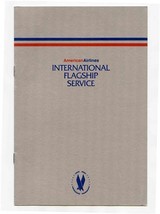 American Airlines International Flagship Service Menu 1983  - £14.02 GBP