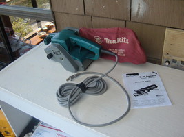 Makita 9900B vintage 3&quot; X 21&quot; 115v 7.8a modified belt sander with dust b... - $155.48