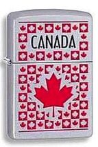 Canada Maple Leaf  Repeating International Peacekeepers Zippo Lighter - $28.45