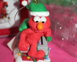 Carlton Heirloom Sesame Street Elmo Musical Christmas Holiday Ornament 109 - $29.69