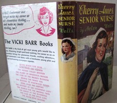 Cherry Ames 2 Senior Nurse hcdj spine print error reddish tweed Helen Wells - $19.95
