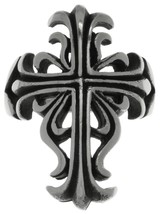 Jewelry Trends Large Celtic Cross Gothic Stainless Steel Band Ring Size 12 - £25.14 GBP
