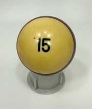 Vintage 15 BALL Pool Billiards Fifteen Ball 2 1/4&quot; Diameter Double Sided - £10.83 GBP