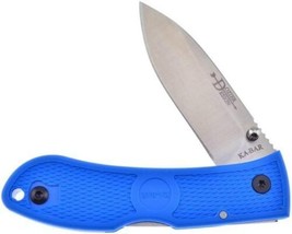 Kabar Dozier Folding Hunter Pocket Knife Blue All Purpose - $22.79