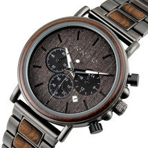 Wood Watch Men Women Minimalist Wristwatch Quartz Watches Wristwatch Gif... - $1,423.23 MXN