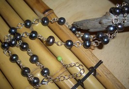 Genuine Natural Fresh Water Pearls Beads Necklace .SOLD - £7.95 GBP