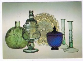 New York Postcard Corning Museum Of Glass American Brown &amp; Pressed Glass - £1.70 GBP
