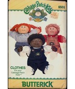 Uncut Cabbage Patch Kids Doll Clothes Overalls Butterick 6508 Pattern - £5.57 GBP