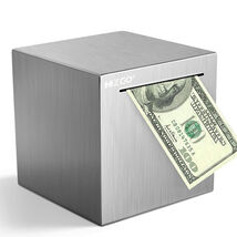 Hizgo Piggy Bank for Adults Stainless Steel Savings Bank to Help Budget ... - $14.99