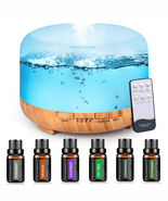 500Ml Aroma Diffuser with 6*10Ml Essential Oil with Remote Control for L... - €33,08 EUR 500Ml Aroma Diffuser with 6*10Ml Essential Oil with Remote Control for L... - €33,08 EUR