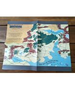 TSR 1987 Forgotten Realms Campaign Setting Anauroch The Great Desert Map - $21.27 CAD