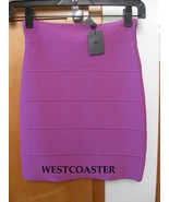 BCBG bandage Simone textured power skirt *light magenta* szXS NWT - $102.13 CAD