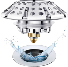 Universal Tub Stopper Bathtub Drain Plug, Pop up Tub Drain Hair Catcher,... - $53.82 CAD