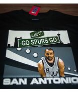 SAN ANTONIO SPURS NBA BASKETBALL TONY PARKER #9 ALAMO CITY T-Shirt 2XL X... - $24.74