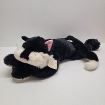Vintage Ganz Heritage Collection Goofus 1993 Black Cat Plush With Tag H071L - £80.64 GBP