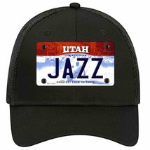 Jazz Utah State Novelty Black Mesh License Plate Hat - £22.97 GBP