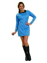 Rubies Womens Star Trek Classic Deluxe Dress, Blue, Extra-Small - £113.98 GBP