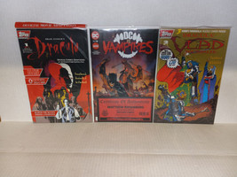 Dc Vs Vampires #1 Signed Midtown Comics - Coa + Dracula #1 & 2 Poly Bagged - £24.03 GBP