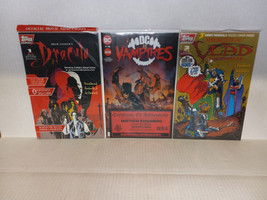 DC vs VAMPIRES #1 SIGNED MIDTOWN COMICS - COA + DRACULA #1 &amp; 2 POLY BAGGED - $30.00