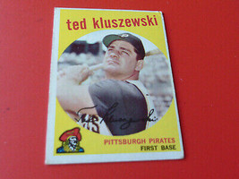 1959  TOPPS   #  35   TED  KLUSZEWSKI    PIRATES   BASEBALL   !! - $19.99