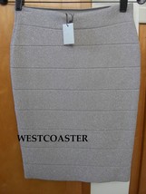 BCBG MAX AZRIA bandage Scarlett power skirt *rose mist combo* szS NWT - £107.52 GBP