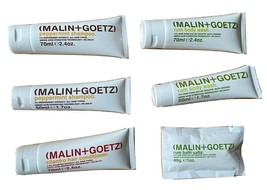 Malin + Goetz Travel Kit Including body wash, shampoo &amp; conditioner  - £21.79 GBP