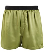 INC International Concepts Men&#39;s Boxer Shorts in Olive-Large - £10.96 GBP