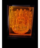 Large Buddha alter - carved 1&quot; thick lucite - ornate spiritual gift - Qu... - £155.67 GBP
