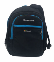 Microsoft Ignite Conference Black Laptop Accessories Backpack 16&quot; x 13&quot; - £23.59 GBP