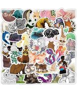 TaDadaPAO Cute Animal Stickers Zoo Theme Vinyl Waterproof 50Pcs Decals - €8,32 EUR