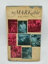 Vintage &quot;ReMARKable Recipes&quot; by Antoinette Kuzmanich Hatfield, Signed HC/DJ 1966 - £8.09 GBP